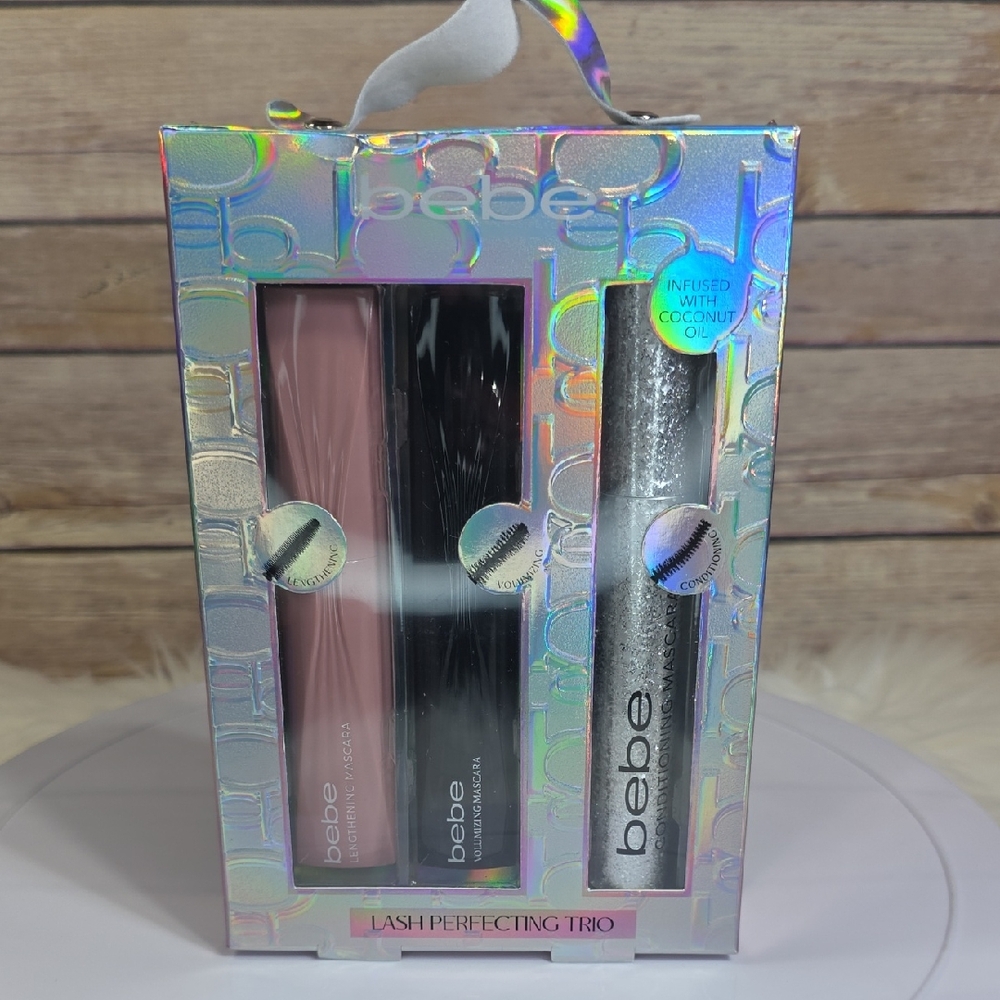 bebe Lash Trio Set - Pink, Black & Silver Tubes
